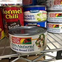 Food Bank - Most needed item - canned meats